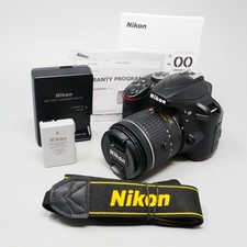 Nikon D D3400 24.2MP DSLR Camera Kit w/ AF VR DX 18-55mm Lens - 11K Clicks