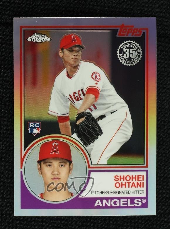 2018 Topps Chrome 1983 Topps Refractor Shohei Ohtani #83T-6 Rookie RC 1g8g