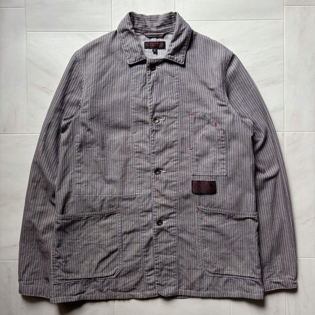 Engineered Garments Hickory Stripe Coveralls Jack… - image 1