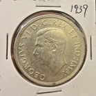 1939 Canadian Silver Dollar King George VI