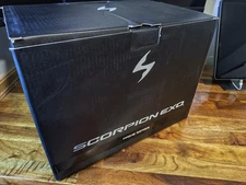 Scorpion EXO R1 Air, Matte Black, Large, NEW