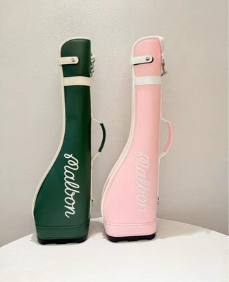 Malbon Golf ピンクデザイン キャディバッグ トラベル＆練習用に最適⛳ malbon x monzee @malbongolf @monzee.JP