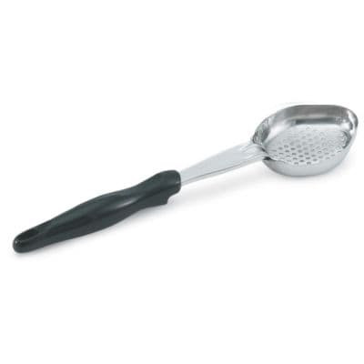 Vollrath 6422320 Black 3 Ounce Oval Perforated Spoodle