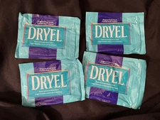Lot 4 Dryel Dry Cleaning Original Fresh Scent Dryer Activated Moist Cloth Sealed