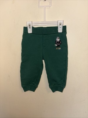 Emporio Armani Baby Boy s 12 Months 74 cm Green  Joggers W/Embroidered Eagle