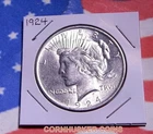 1924 PEACE SILVER DOLLAR  ~  BRIGHT UNCIRCULATED ~ FREE SHIPPING 👀