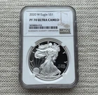 2020-W $1 SILVER AMERICAN EAGLE NGC PF70 ULTRA CAMEO