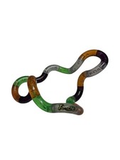 Tangle fidget toy Richard X Zawitz Orange green purple clear sparkle