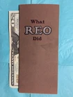 1907 REO "WHAT REO DID - WHAT WILL YOU DO? / RUNABOUT +" Car Dealer Brochure