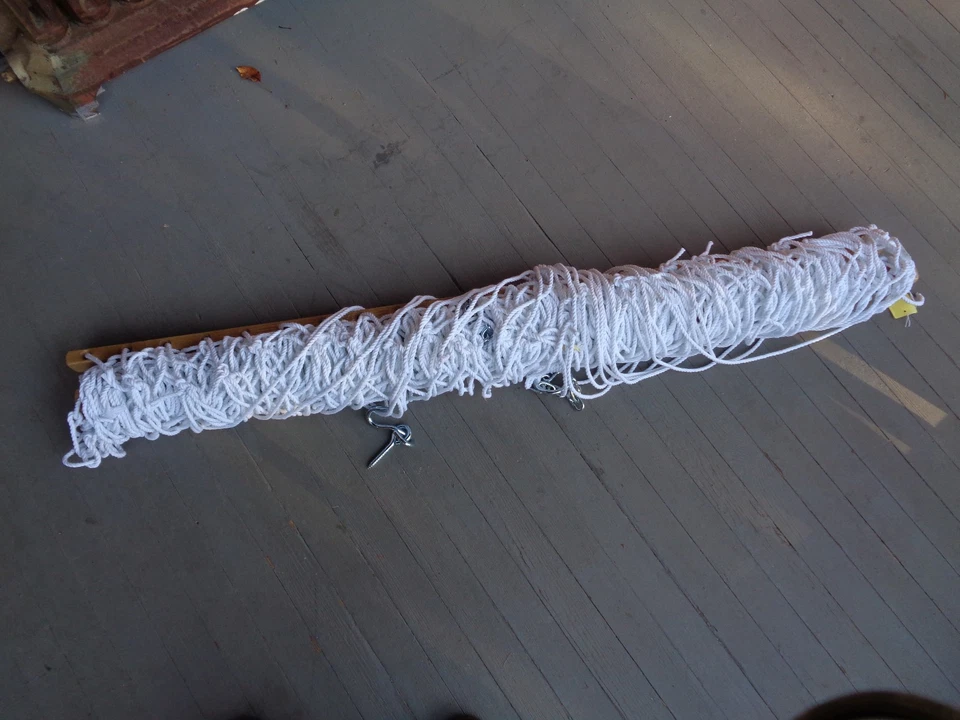 NOVAS redes Hatteras grandes rede de corda dura branca - Imagem 3 de 4
