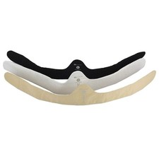 More of Me to Love 100 Cotton Bra Liner 3-Pack Black/White/Beige Large