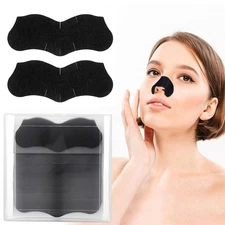 70Pcs Nose Pore Strips for Blackhead Removal Bamboo Charcoal Face Pore Strips...