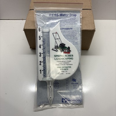 Vintage New Morco Spring Acres Landscaping Rain Gauge