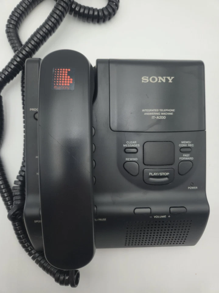 Sony IT-A200 Teléfono Integrado Contestador Automático Hora/Día Sello Voz... Foto 4 de 4