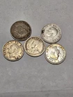 New ListingCanadian 80% Silver Dime Coin Lot Of 4
