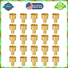 Pex Fittings 1/2 Inch, 25-Pack 1/2" Pex Female Adapter, 1/2" NPT to 1/2" PEX, No