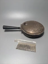 Vintage Silver plated,  Silent Butler,  Crumb Catcher with Wood Handle