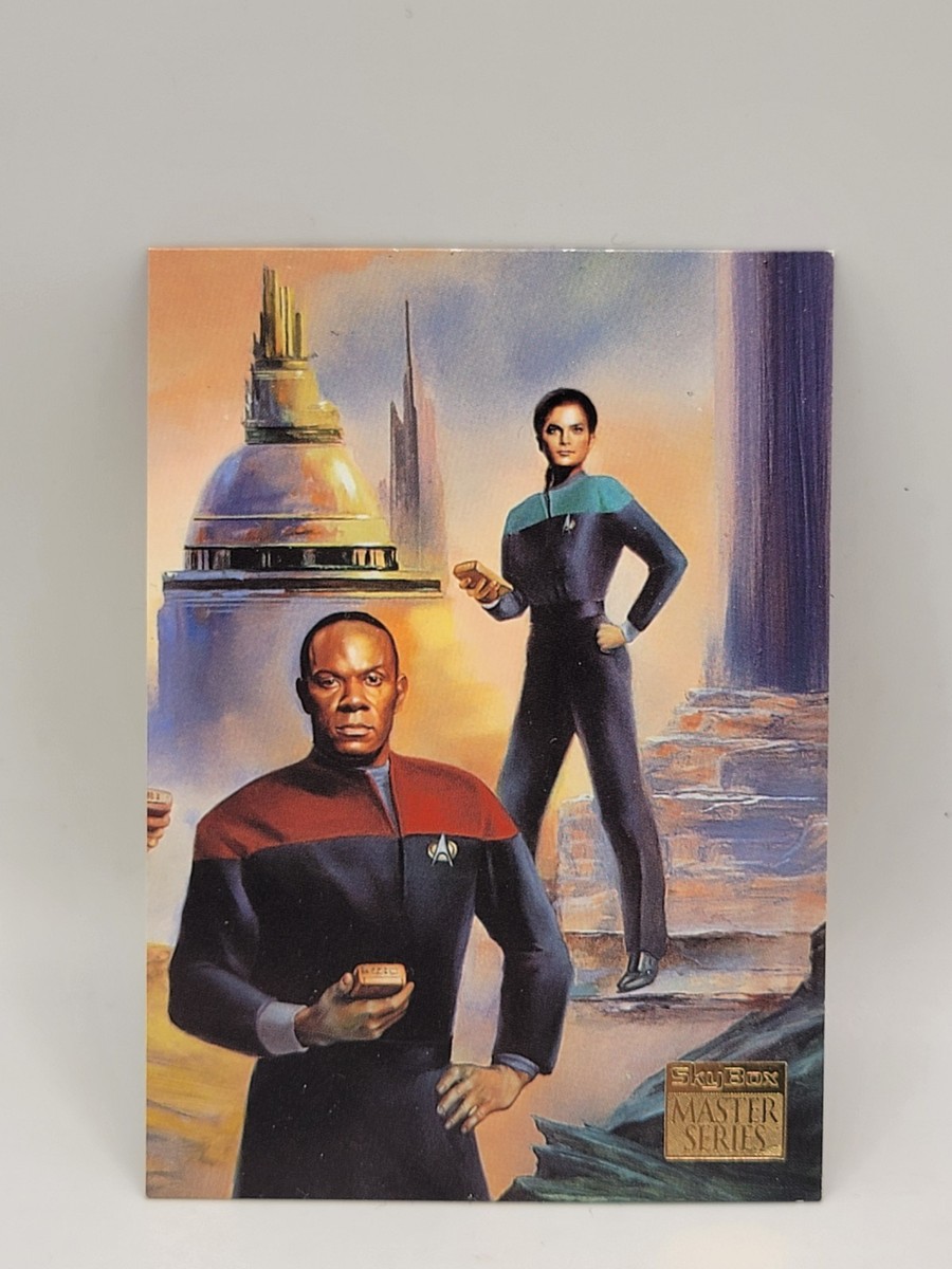 1994 Skybox Star Trek Master Series Deep Space Nine Crew Card 1/3