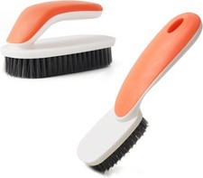 Laundry Scrub Brush 2 Pack Soft Bristle Shoe Clothes Cleaning Tool Bathroom Coun
