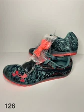 New, Under Armour, Multicolor Spikes Tool W Laces Running Shoes, Size 11 For Men