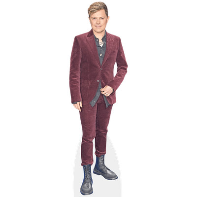 Michael Patrick Kelly (Boots) Pappaufsteller lebensgross