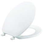 Bemis Gr70 000 Toilet Seat With Cover, Plastic, Round, White