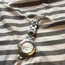 TAG Heuer Aquaracer Men's Quartz Stainless Steel Watch White Dial 300m Date