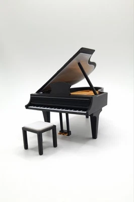 Miniatur Klavier Flügel Maßstab 1:24 3D Gedruckt Musik Deko Geschenk für Musiker - Bild 1 von 4