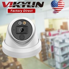 VIKYLIN Turret IR30M IP 8MP 4K POE Camera MIC Speaker Onvif Outdoor/Indoor lot
