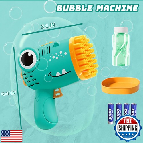 Bubble Gun for Toddlers, Automatic Bubbles Blower Maker Bubbles Perfect Toys - Picture 4 of 5