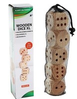 5 StüCk Xl HolzwüRfel 6X6Cm WüRfel Echtholz Massivholz SpielwüRfel Extra Groß