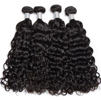 12A Water Wave Bundles Human Hair 100% Virgin Hair Hair 3/4 Bundles Wave Hair