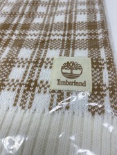 NWT Timberland Scarf Buffalo Plaid Beige Off-White FabFitFun 2023 10" x 68" NEW