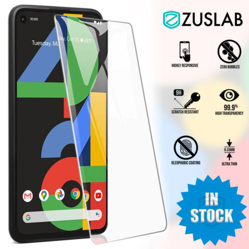 For Google Pixel 4a ZUSLAB Full Cover Tempered Glass Screen Protector