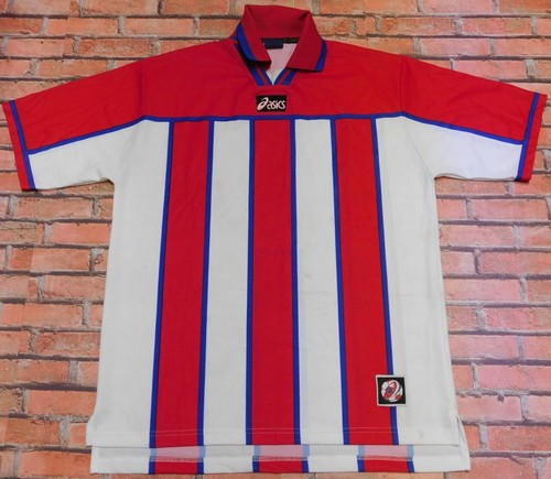 ASICS MAGLIA CALCIO SHIRT MAILLOT NOLEL VINTAGE MADE IN ITALY (614) tg. XL - Imagen 1 de 3