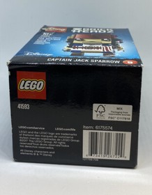 Last 1 LEGO Pirate of the Caribbean BRICKHEADZ CAPTAIN JACK SPARROW 41593 Sealed