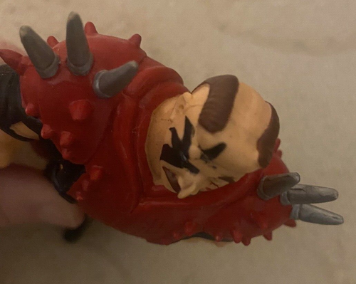 WWF WWE 1997 Titan Sports Hawk - Legion of Doom Bendems 5" Vintage Paint Wear - Picture 11 of 11