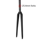 700C 3K Carbon Fiber Road Bicycle Rigid Fork 25.4mm 300mm Matt Glossy Bike Parts