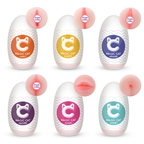 Male Masturbators Egg Magic Cat Pocket Stroker Pussy Man's Pleasure Cup (LOLI) - Picture 16 of 16