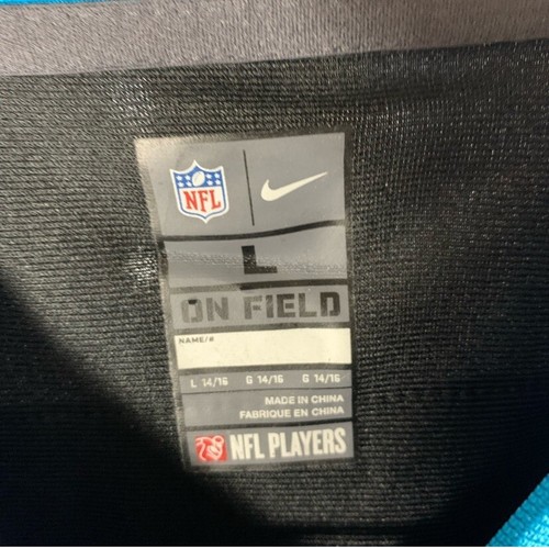 Nike Cam Newton Jersey Carolina Panthers Youth Large On Field Black SKU#494 - Picture 7 of 7