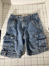 Vintage Levi Strauss Signature Denim Jean Shorts w/ Button Cargo Pockets- Size 5