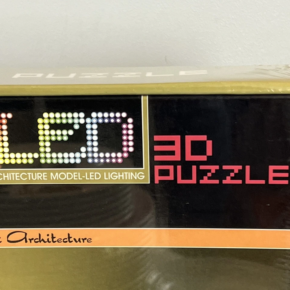 CubicFun 3D Puzzle Leaning Tower of Pisa with Base and LED Lights New - Image 2 of 4