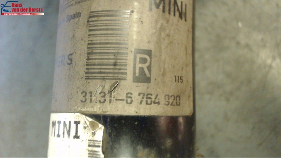 Stoßdämpfer Rechts Vorne Mini (bmw) W11B16A 22191249 22191234 31316764920 R50 / - Bild 4 von 4