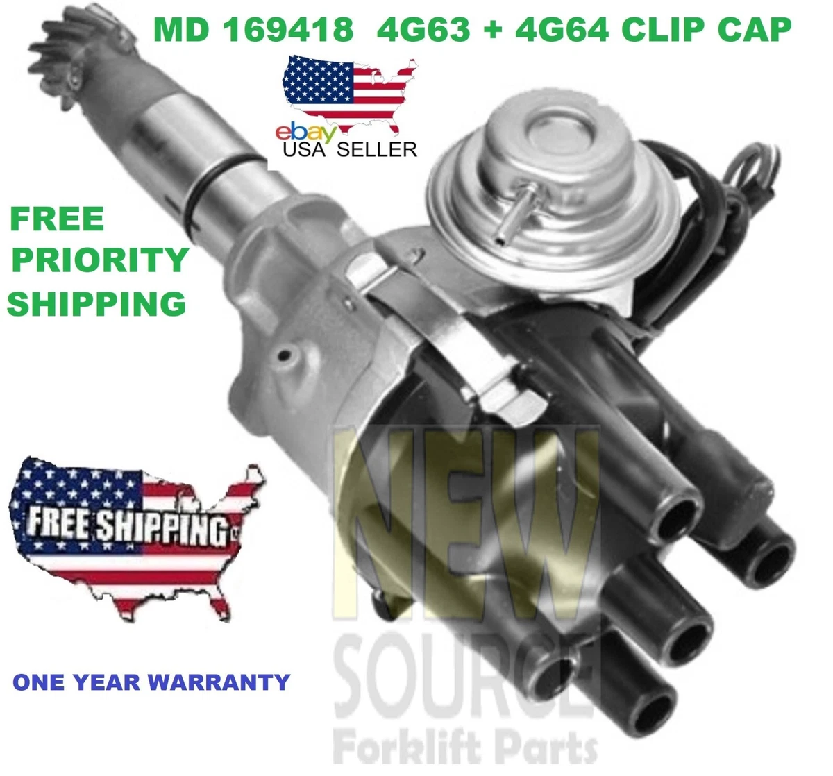 MD169418 MITSUBISHI 4G63 + 4G64 IGNITION DISTRIBUTOR CLARK 918313  