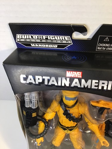 Marvel Legends Infinite Series Captain America Soldiers of A.I.M. Mandroid BAF - Picture 5 of 11