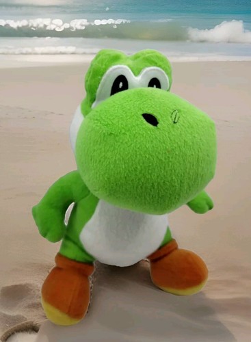 NINTENDO SUPER MARIO YOSHI 2010 GENUINE 10"PLUSH CUDDLY SOFT TOY TEDDY YOSHI - Picture 2 of 14