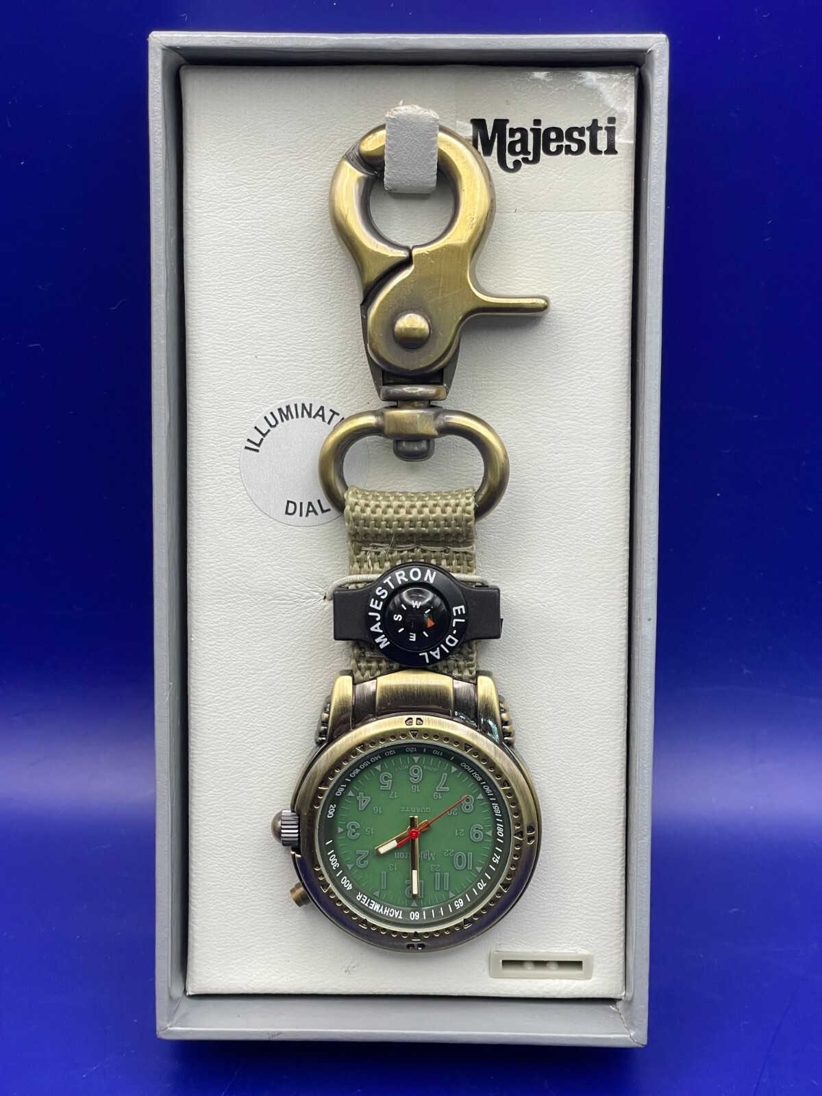 Majesti Pocket Watch New In Box With Tags, Compass eBay