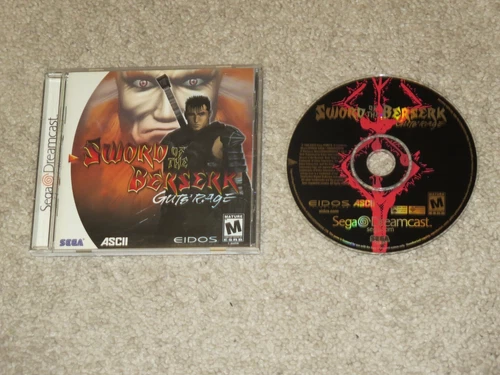 MINT DISC! Sword of the Berserk Guts' Rage Sega Dreamcast Complete in Box CIB