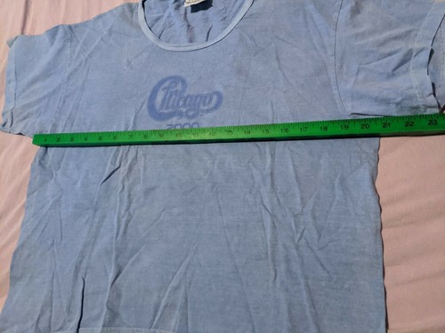 CHICAGO 2000 Rock Band T Shirt VINTAGE New Old Stock Large Crop Top Peter Cetera - Picture 6 of 12