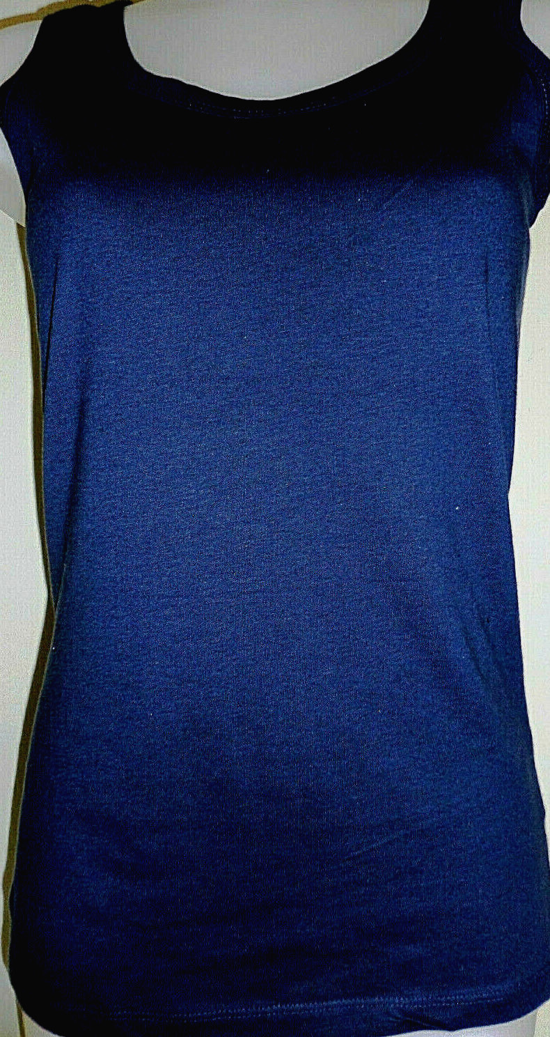 Ex New Look Ladies Super Soft Stretch 100 Cotton Vest Top Size Uk 10